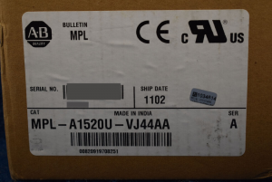 Allen Bradley MPL-A1520U-VJ44AA Servo Motor Bulletin MPL LL - Yuguan