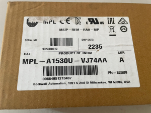 Allen Bradley MPL-A1530U-VJ74AA Servo Motor Bulletin MPL LL - Yuguan